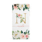 Personalised Blush Floral Monogram iPhone 6 Plus 3D Snap Case on Gold Phone