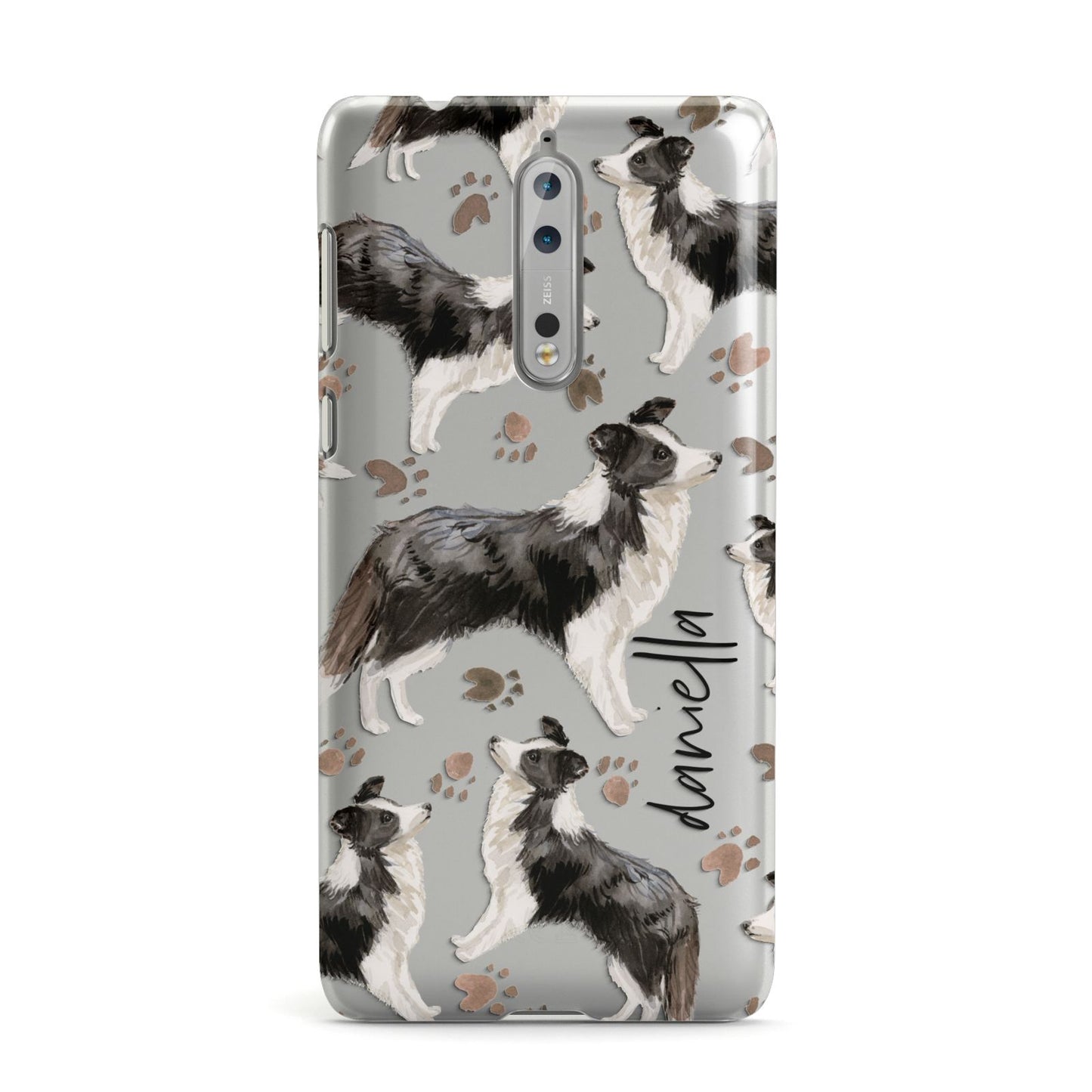Personalised Border Collie Dog Nokia Case