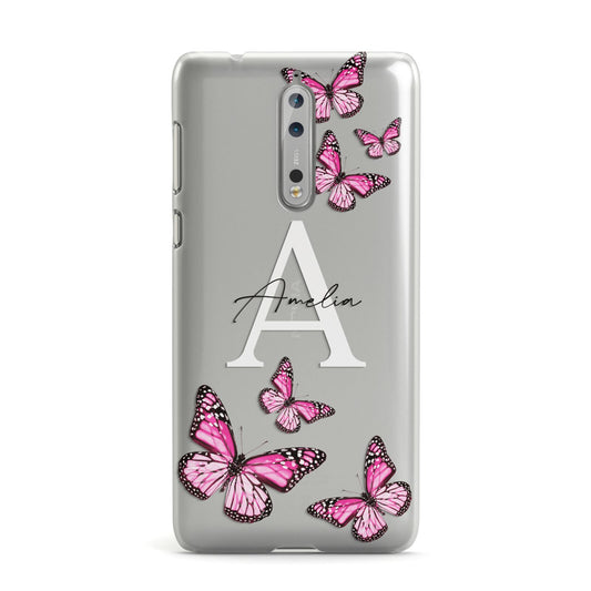 Personalised Butterfly Nokia Case