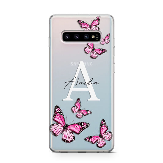 Personalised Butterfly Protective Samsung Galaxy Case