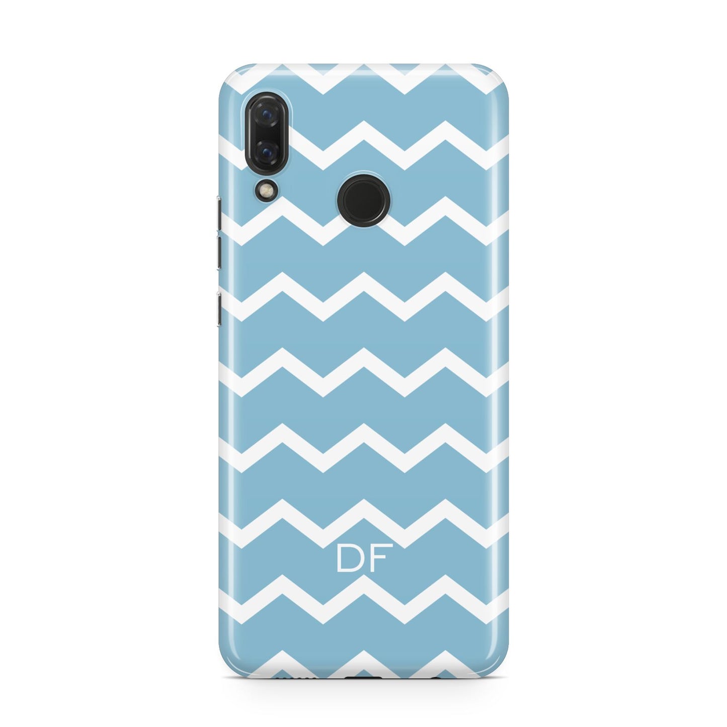 Personalised Chevron Blue Huawei Nova 3 Phone Case