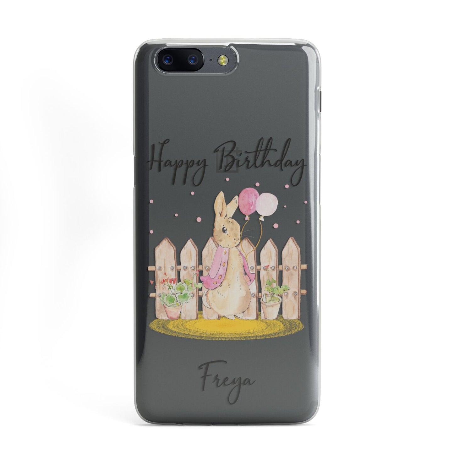 Personalised Children s Birthday Rabbit OnePlus Case