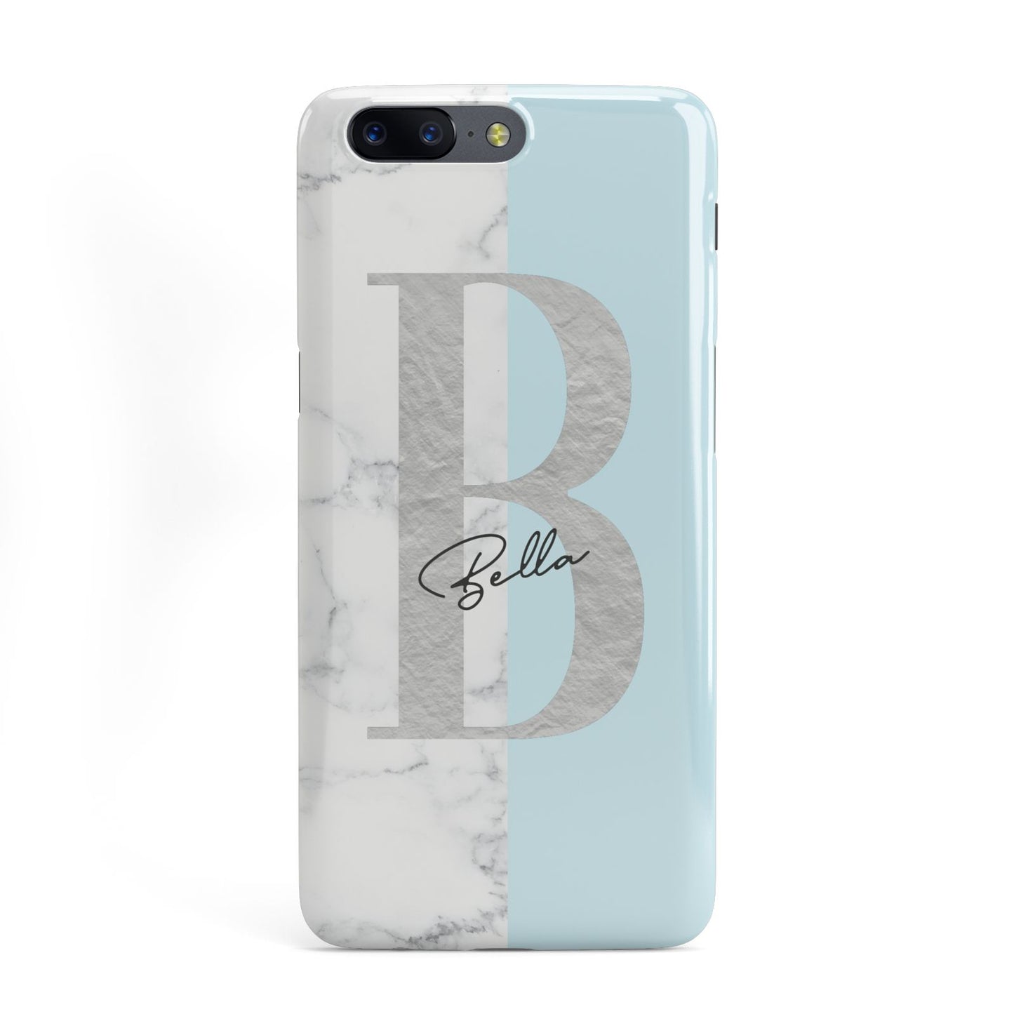 Personalised Chrome Marble OnePlus Case