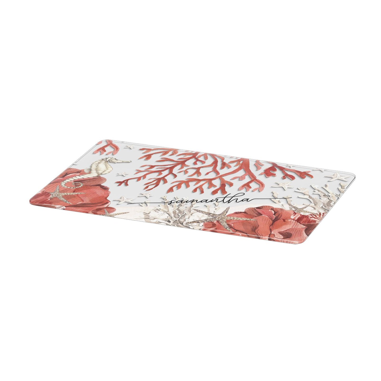Personalised Coral Reef Name Apple MacBook Case Only