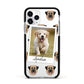 Personalised Dog Photo Apple iPhone 11 Pro in Silver with Black Impact Case