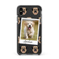 Personalised Dog Photo Apple iPhone Xs Max Impact Case Black Edge on Black Phone