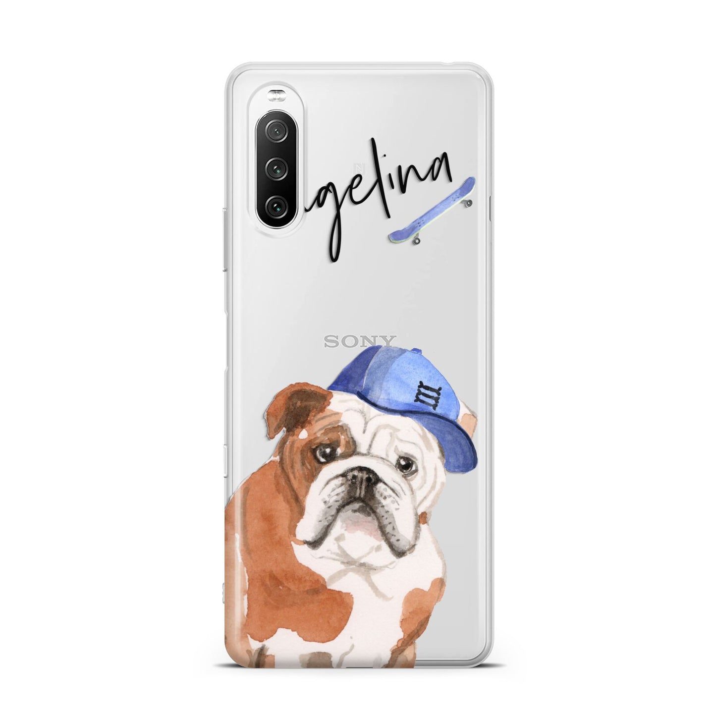 Personalised English Bulldog Sony Xperia 10 III Case