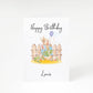 Personalised Father s Day Rabbit A5 Greetings Card