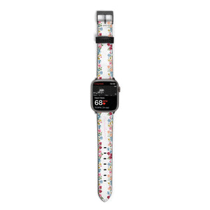 Personalised Floral Meadow Watch Strap