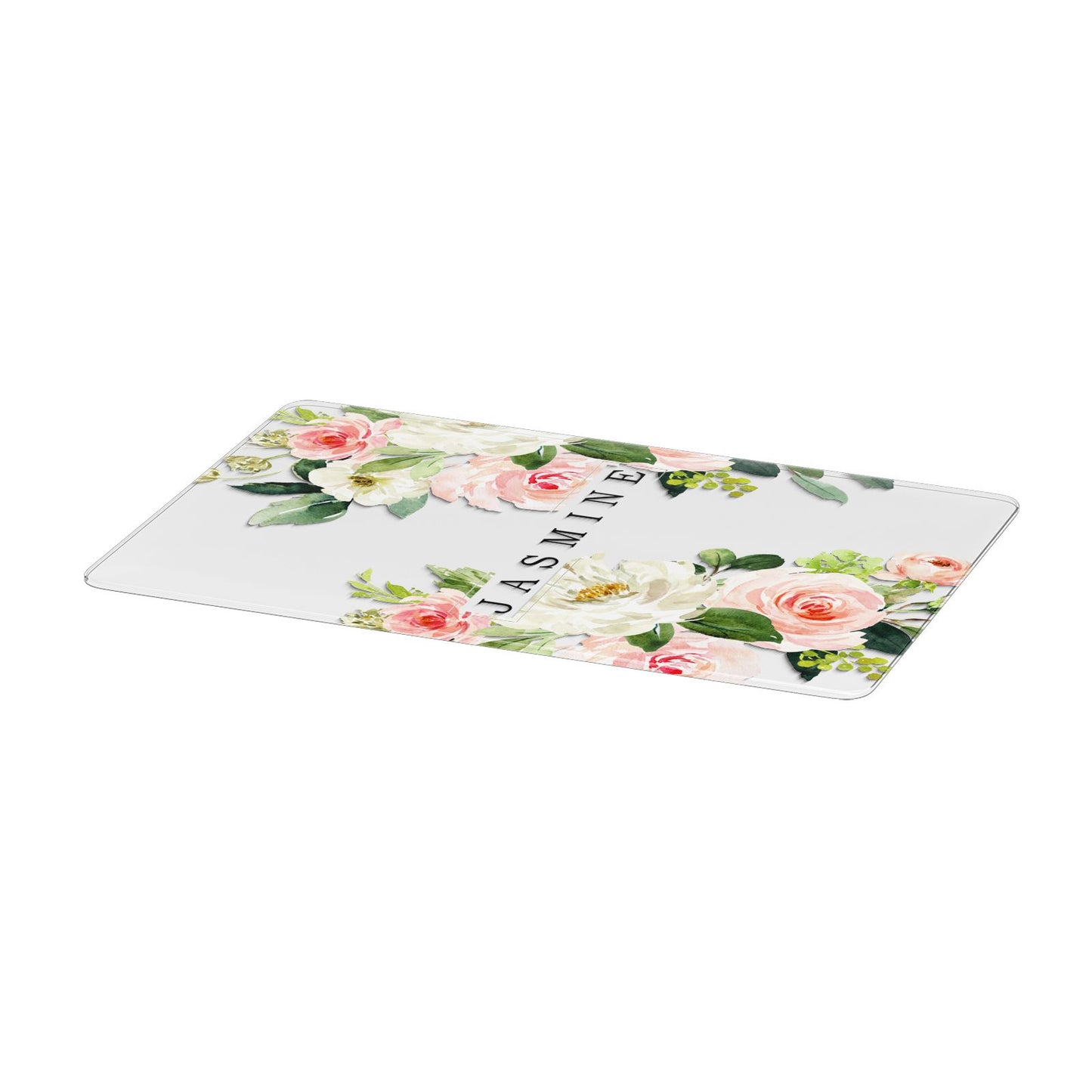 Personalised Floral Wreath with Name Apple MacBook Case Only
