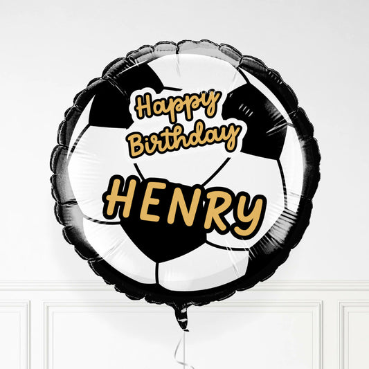 Personalised Football Birthday Balloon