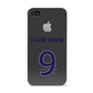 Personalised Football Name and Number Apple iPhone 4s Case