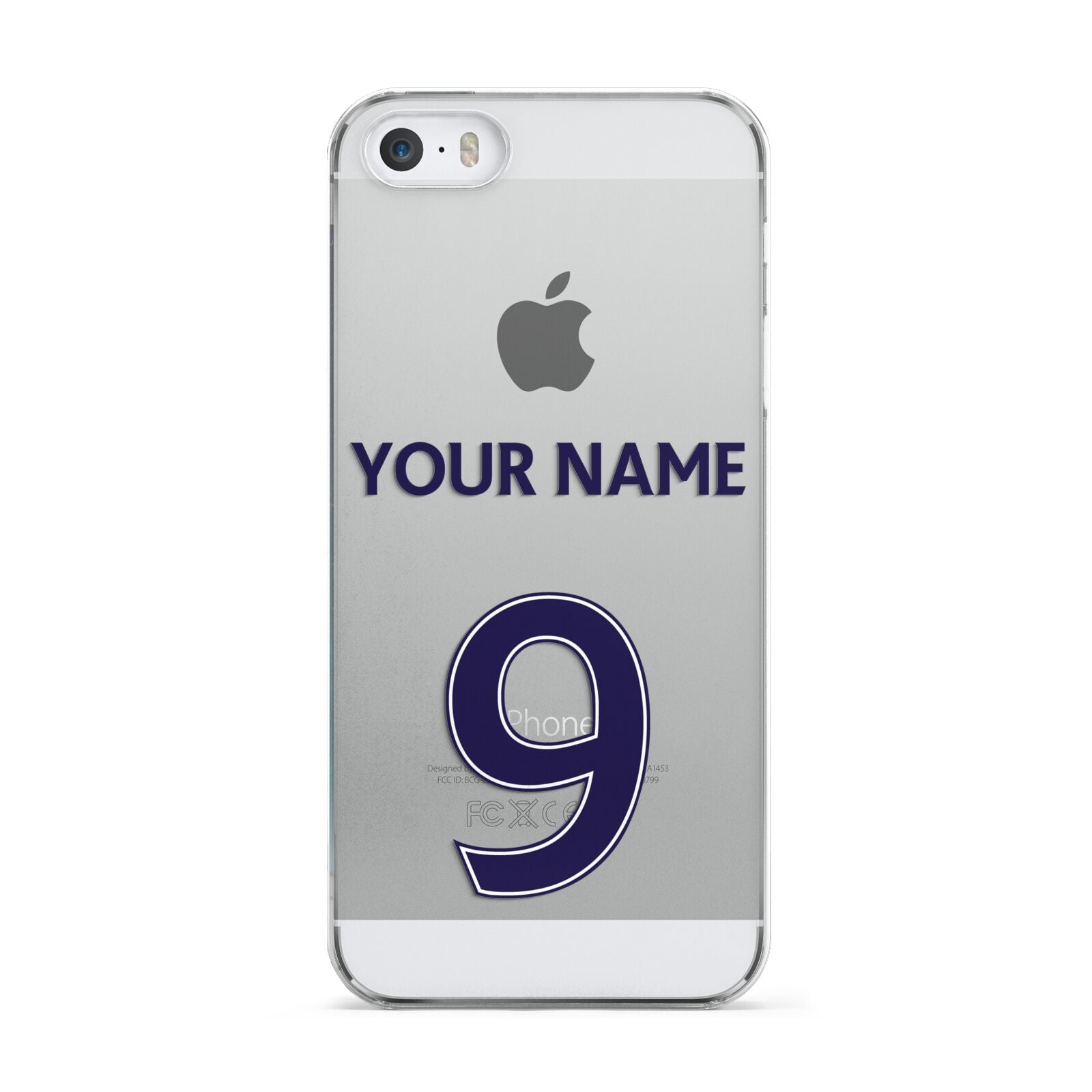 Personalised Football Name and Number Apple iPhone 5 Case
