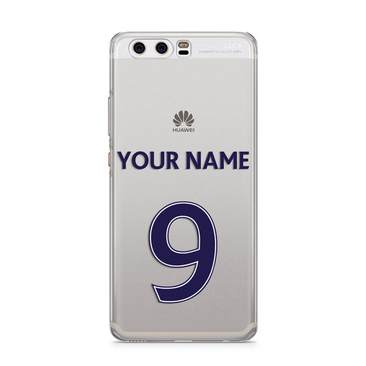 Personalised Football Name and Number Huawei P10 Phone Case