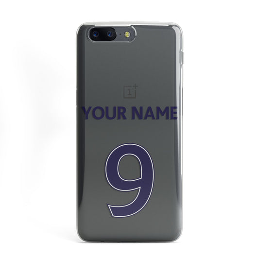 Personalised Football Name and Number OnePlus Case