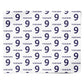 Personalised Football Name and Number Personalised Wrapping Paper Alternative