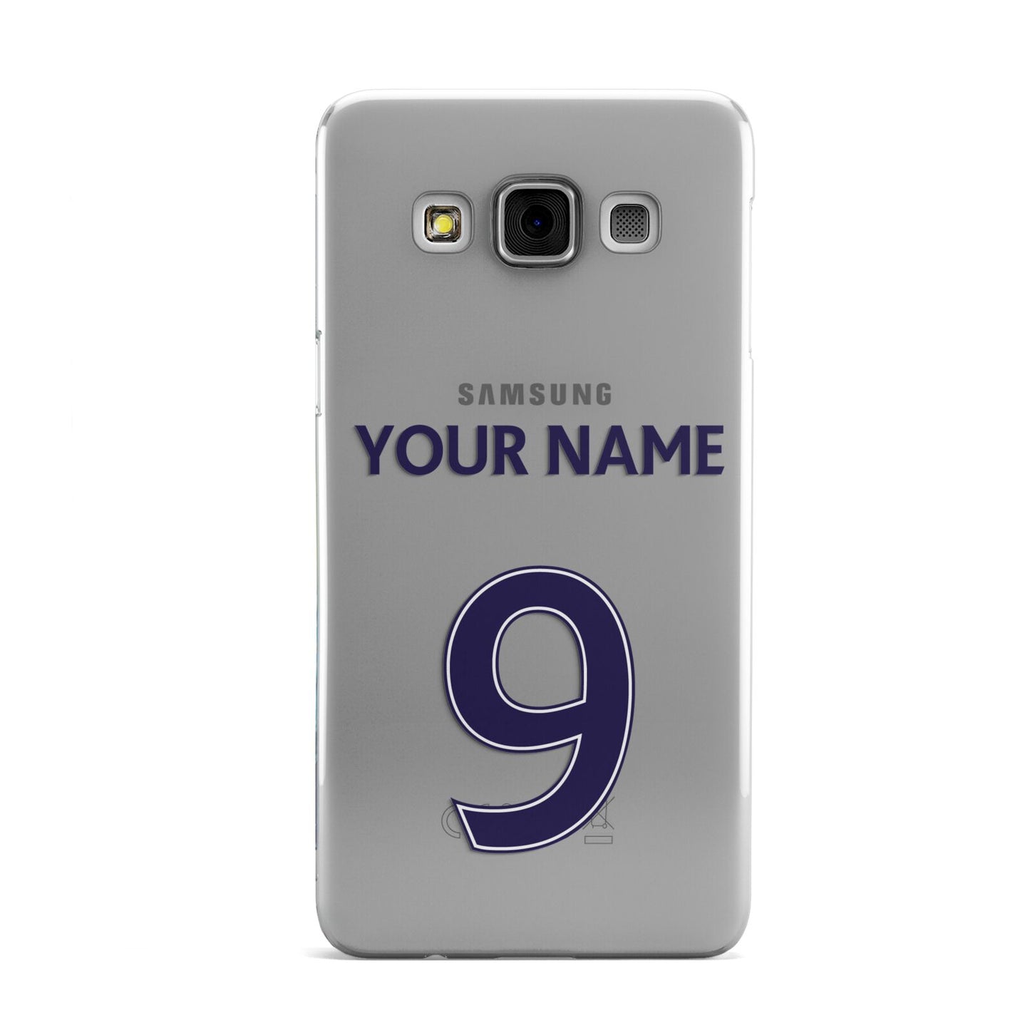 Personalised Football Name and Number Samsung Galaxy A3 Case