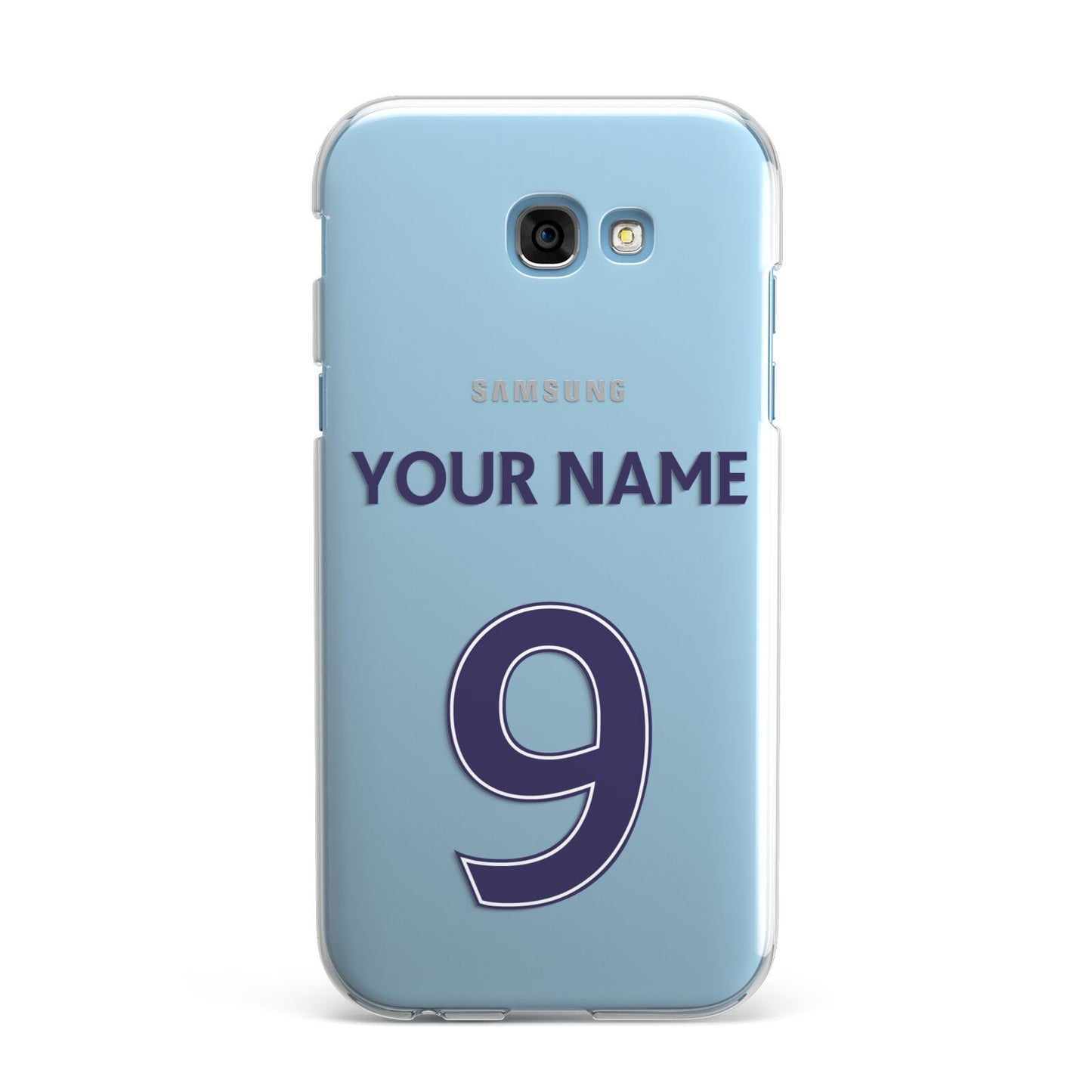 Personalised Football Name and Number Samsung Galaxy A7 2017 Case