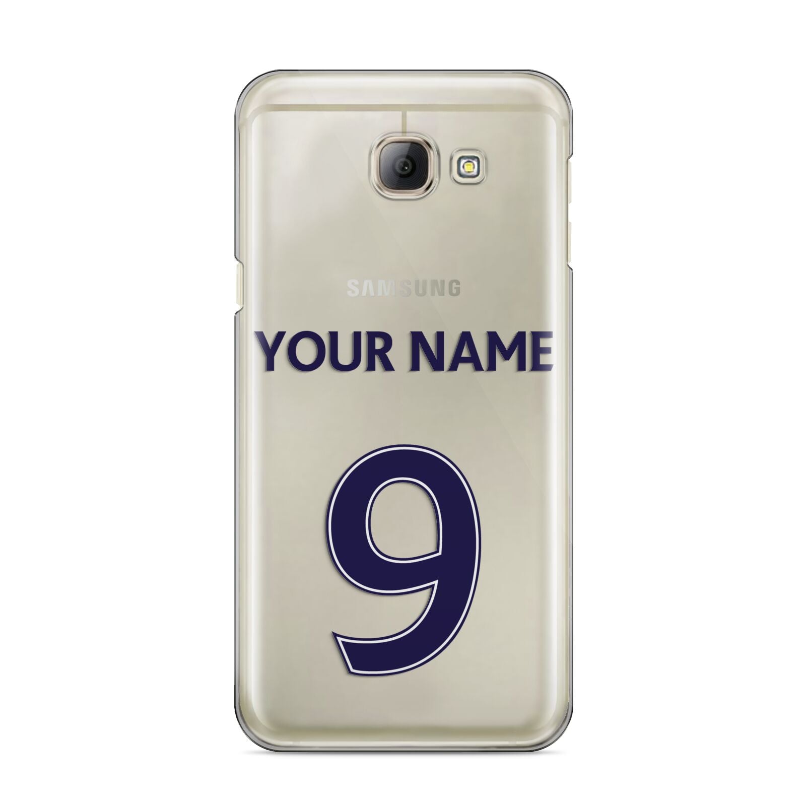 Personalised Football Name and Number Samsung Galaxy A8 2016 Case