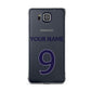 Personalised Football Name and Number Samsung Galaxy Alpha Case