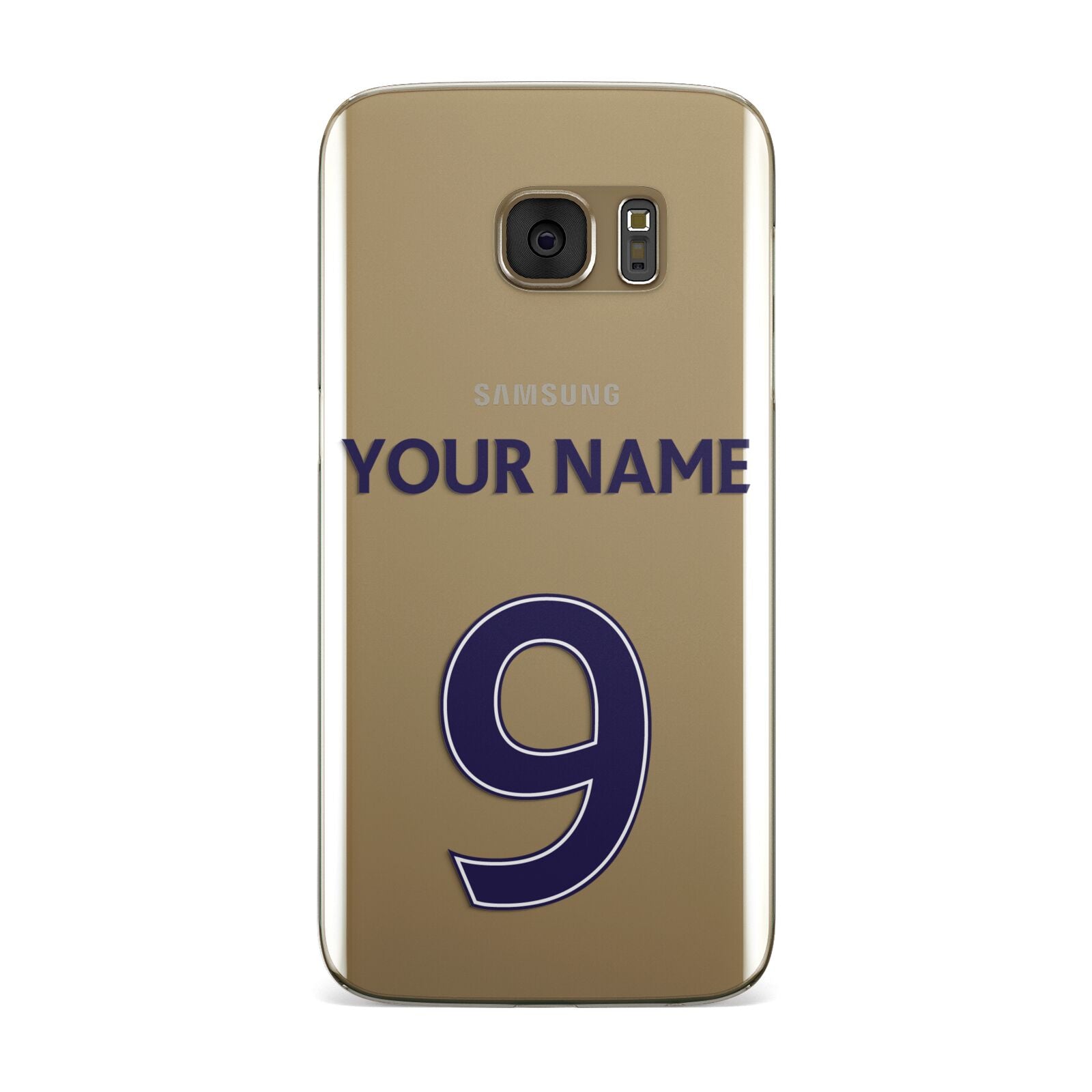 Personalised Football Name and Number Samsung Galaxy Case