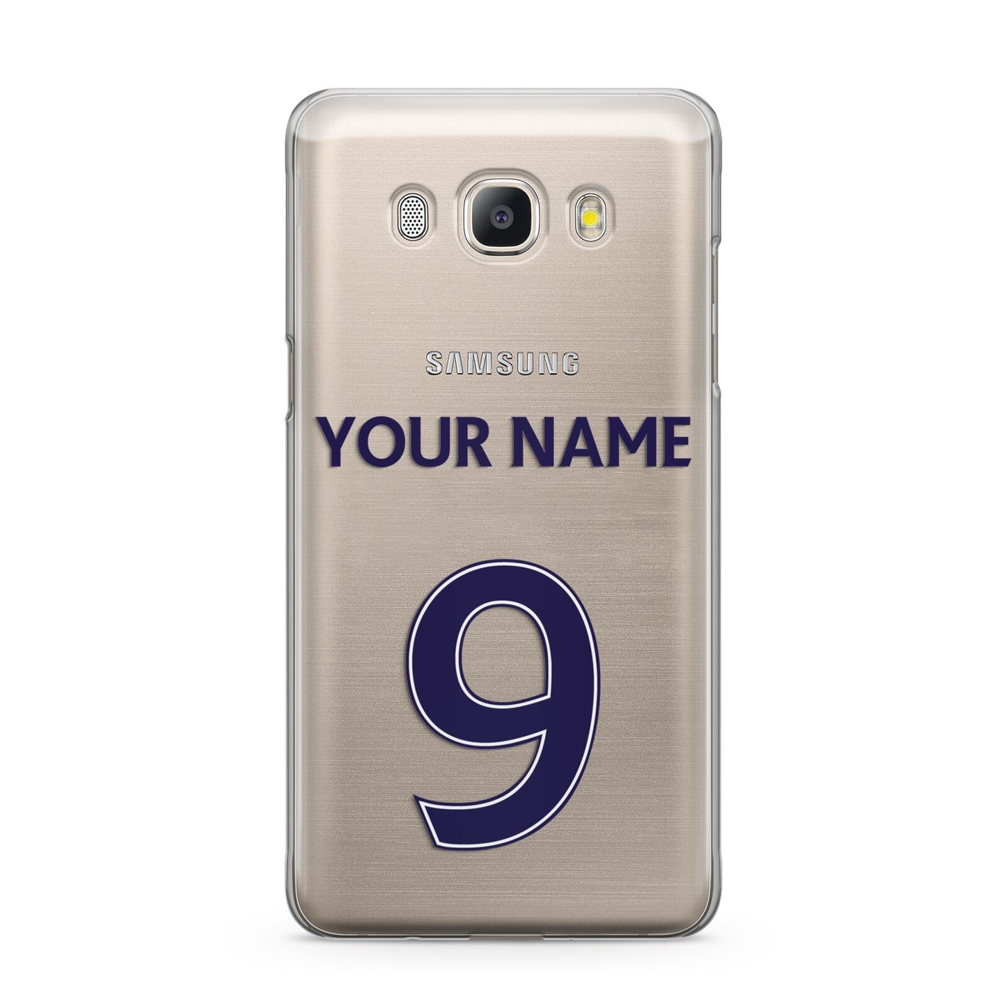 Personalised Football Name and Number Samsung Galaxy J5 2016 Case
