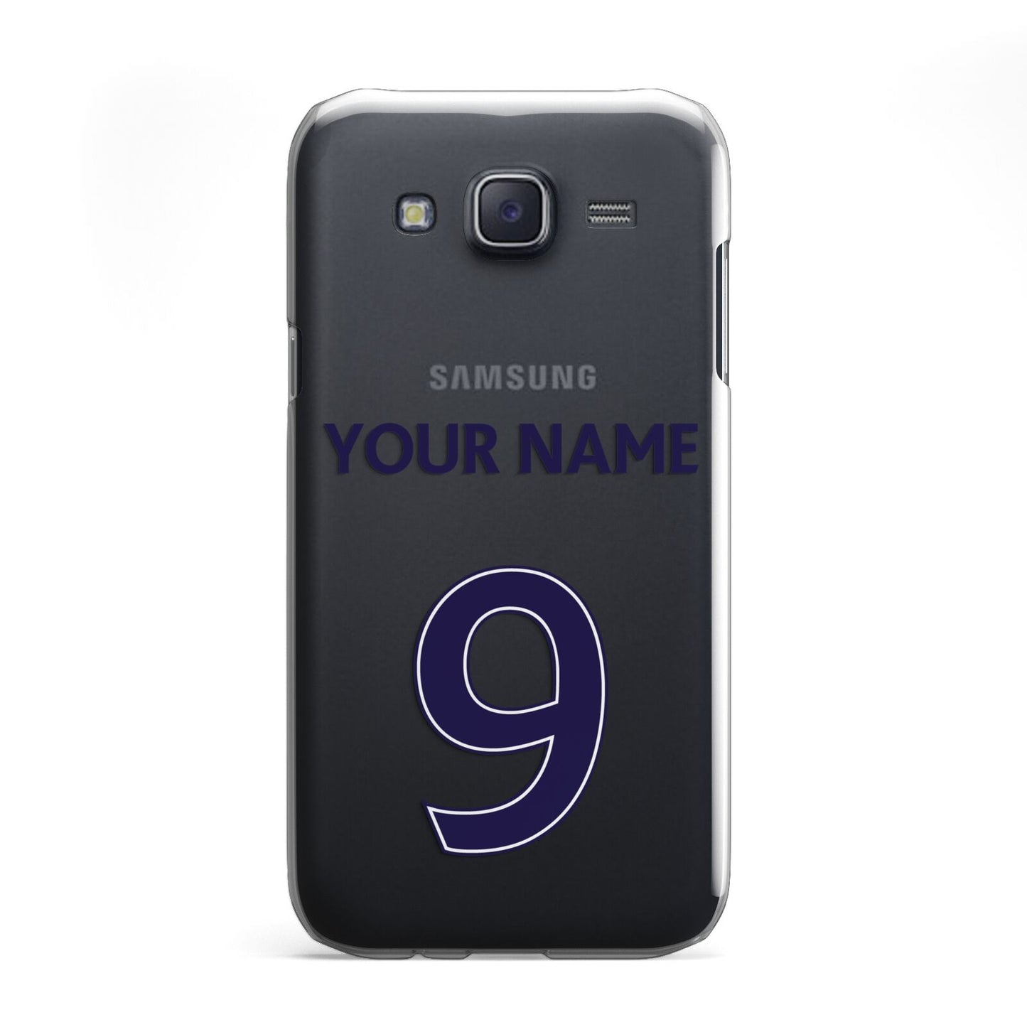 Personalised Football Name and Number Samsung Galaxy J5 Case