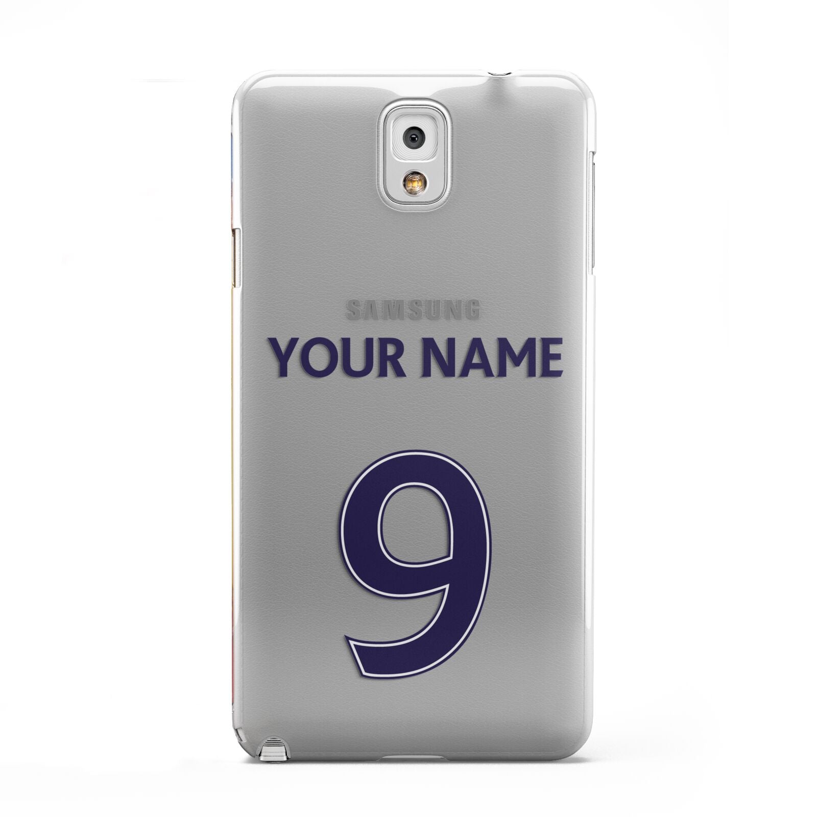 Personalised Football Name and Number Samsung Galaxy Note 3 Case