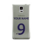 Personalised Football Name and Number Samsung Galaxy Note 4 Case