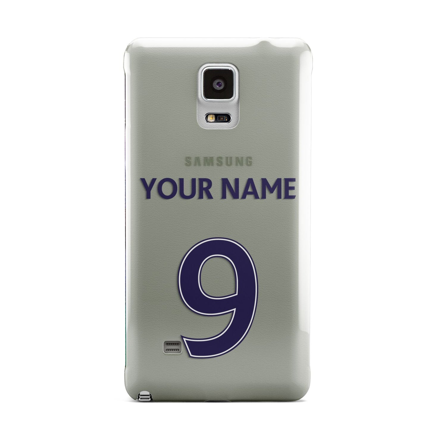 Personalised Football Name and Number Samsung Galaxy Note 4 Case