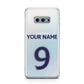 Personalised Football Name and Number Samsung Galaxy S10E Case