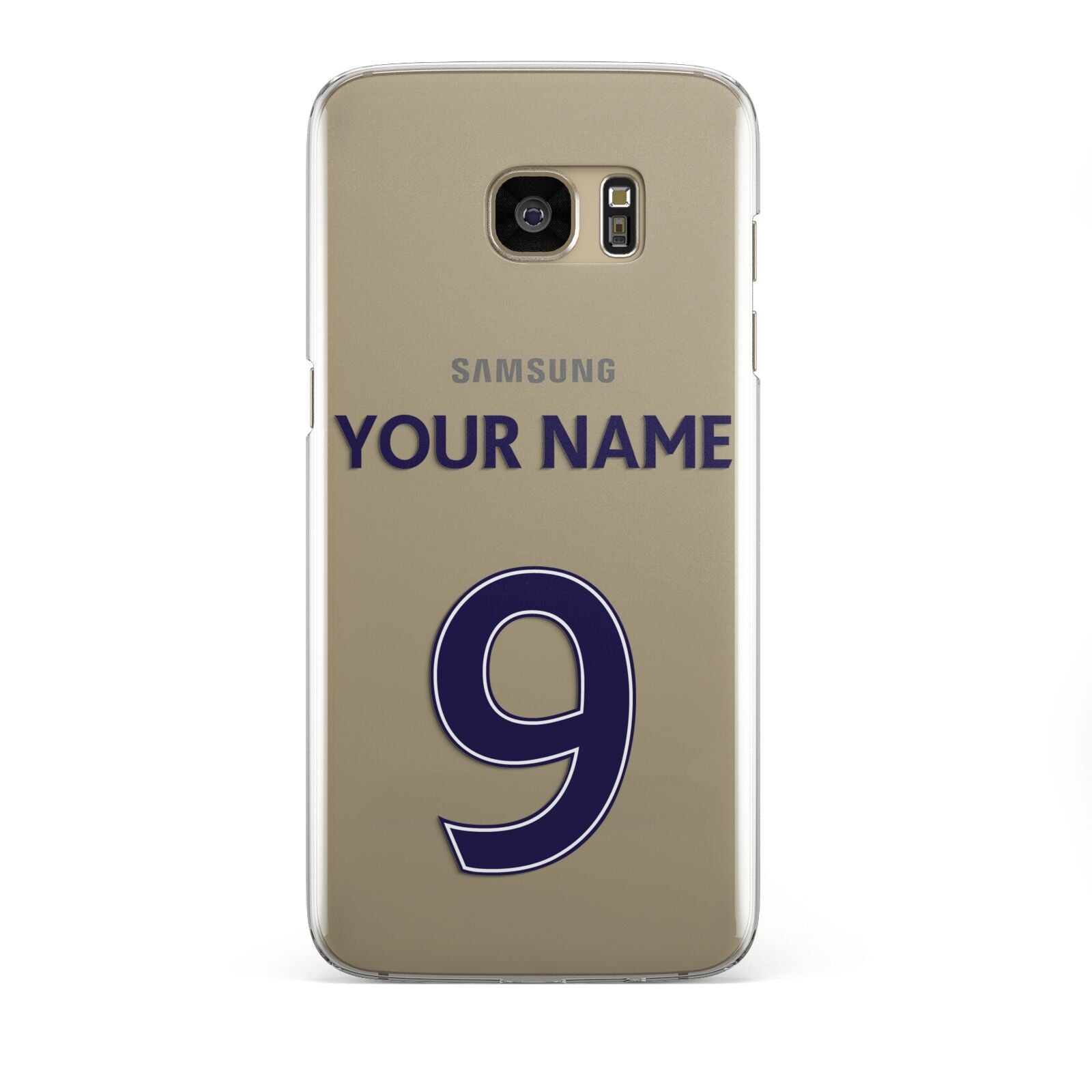 Personalised Football Name and Number Samsung Galaxy S7 Edge Case