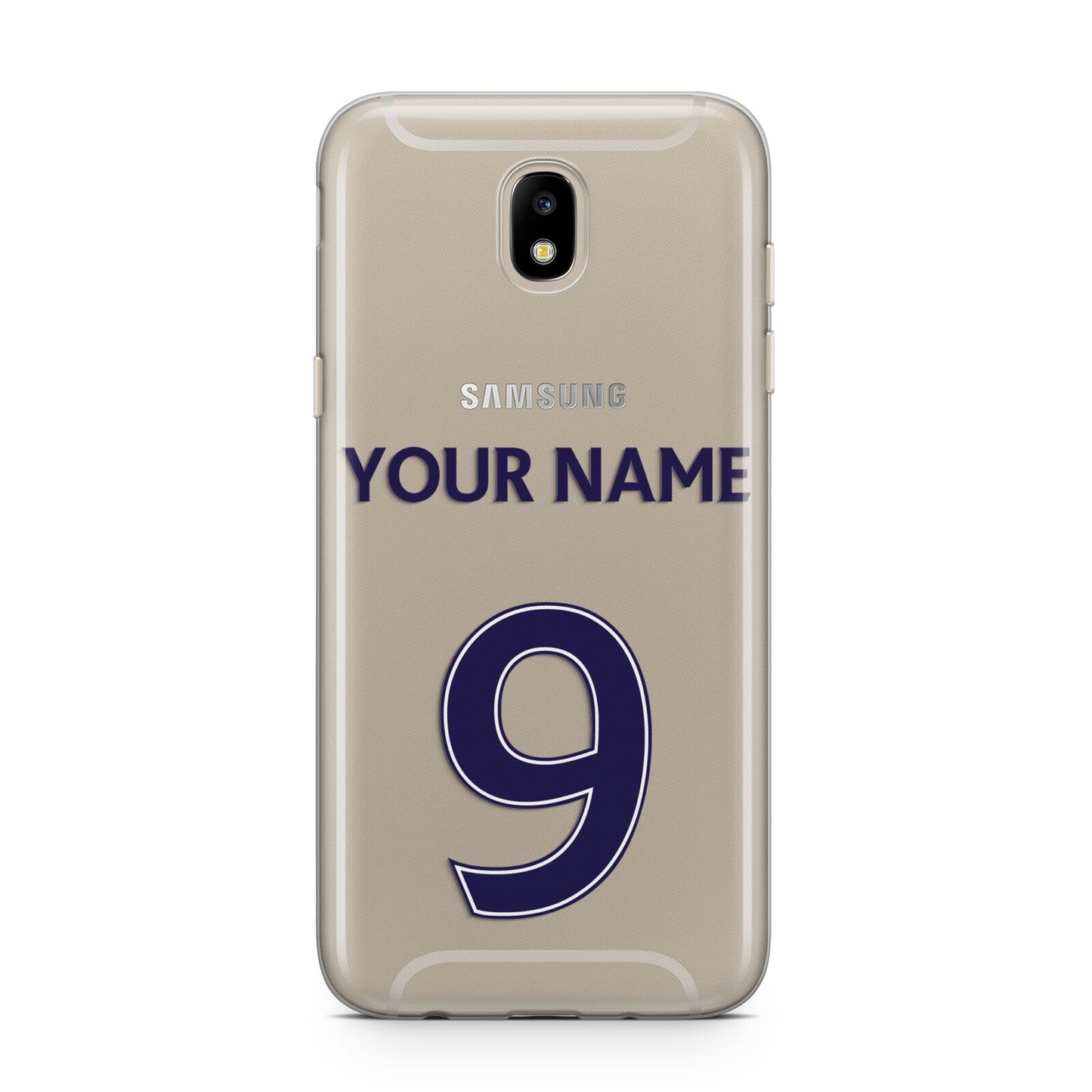 Personalised Football Name and Number Samsung J5 2017 Case