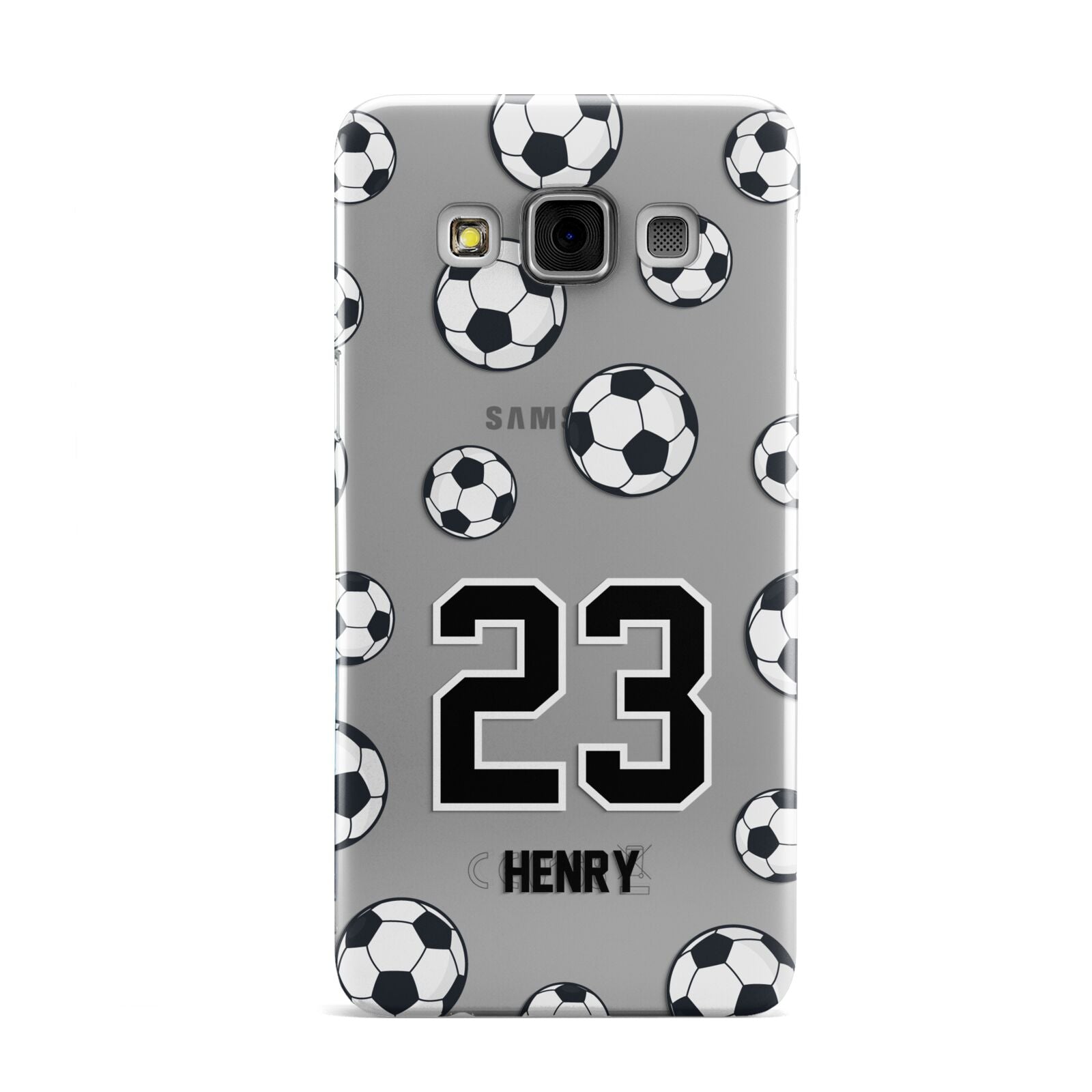 Personalised Football Samsung Galaxy A3 Case