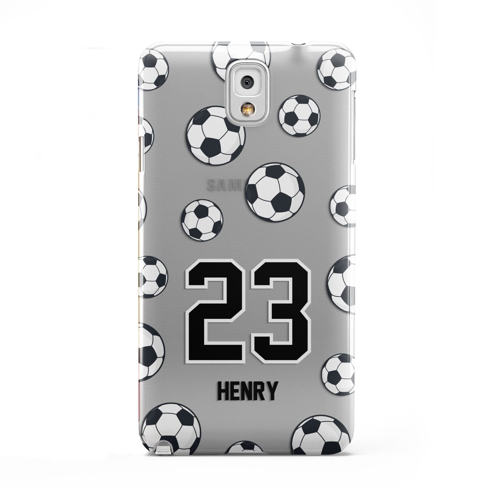 Personalised Football Samsung Galaxy Note 3 Case