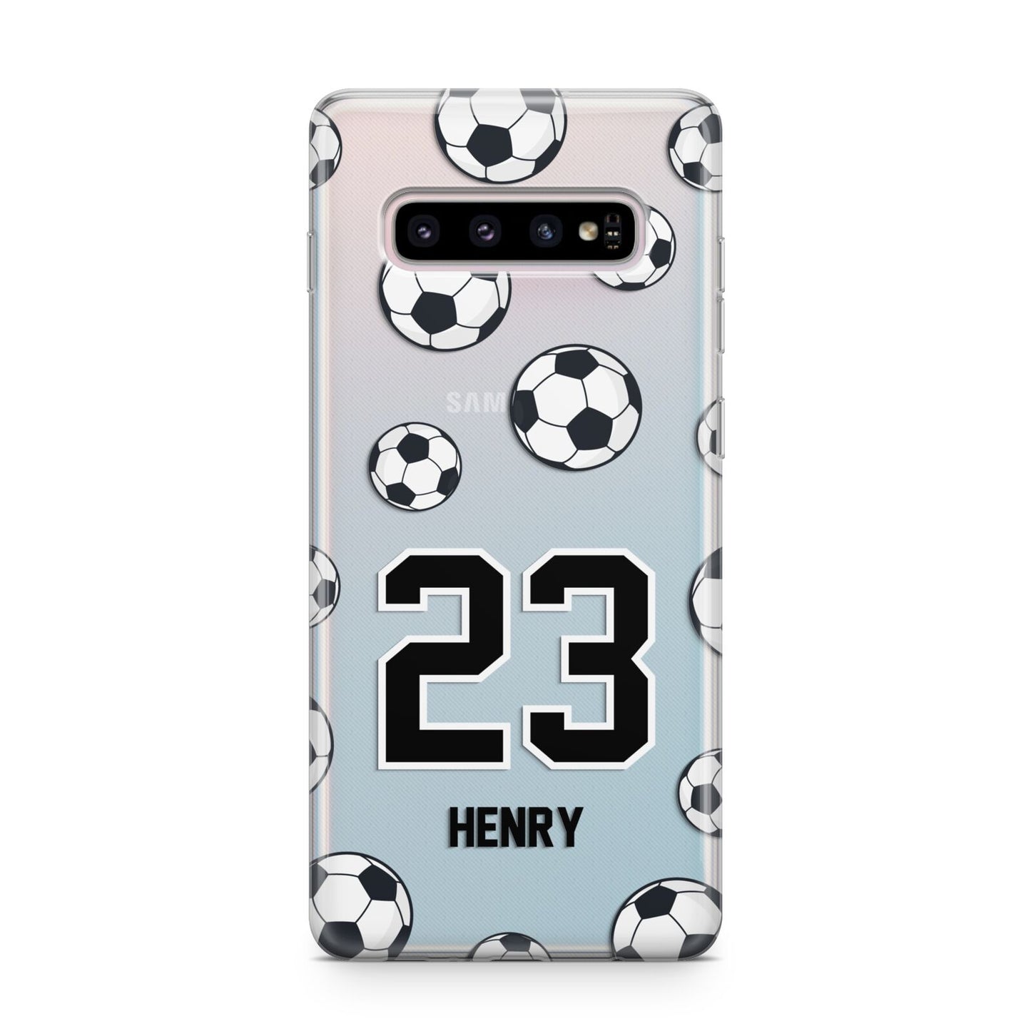 Personalised Football Samsung Galaxy S10 Plus Case