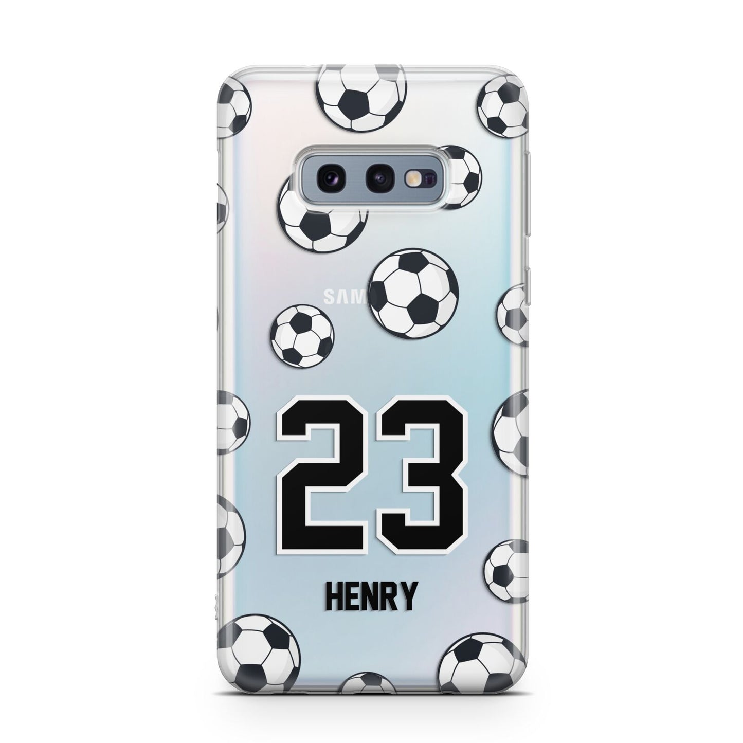 Personalised Football Samsung Galaxy S10E Case