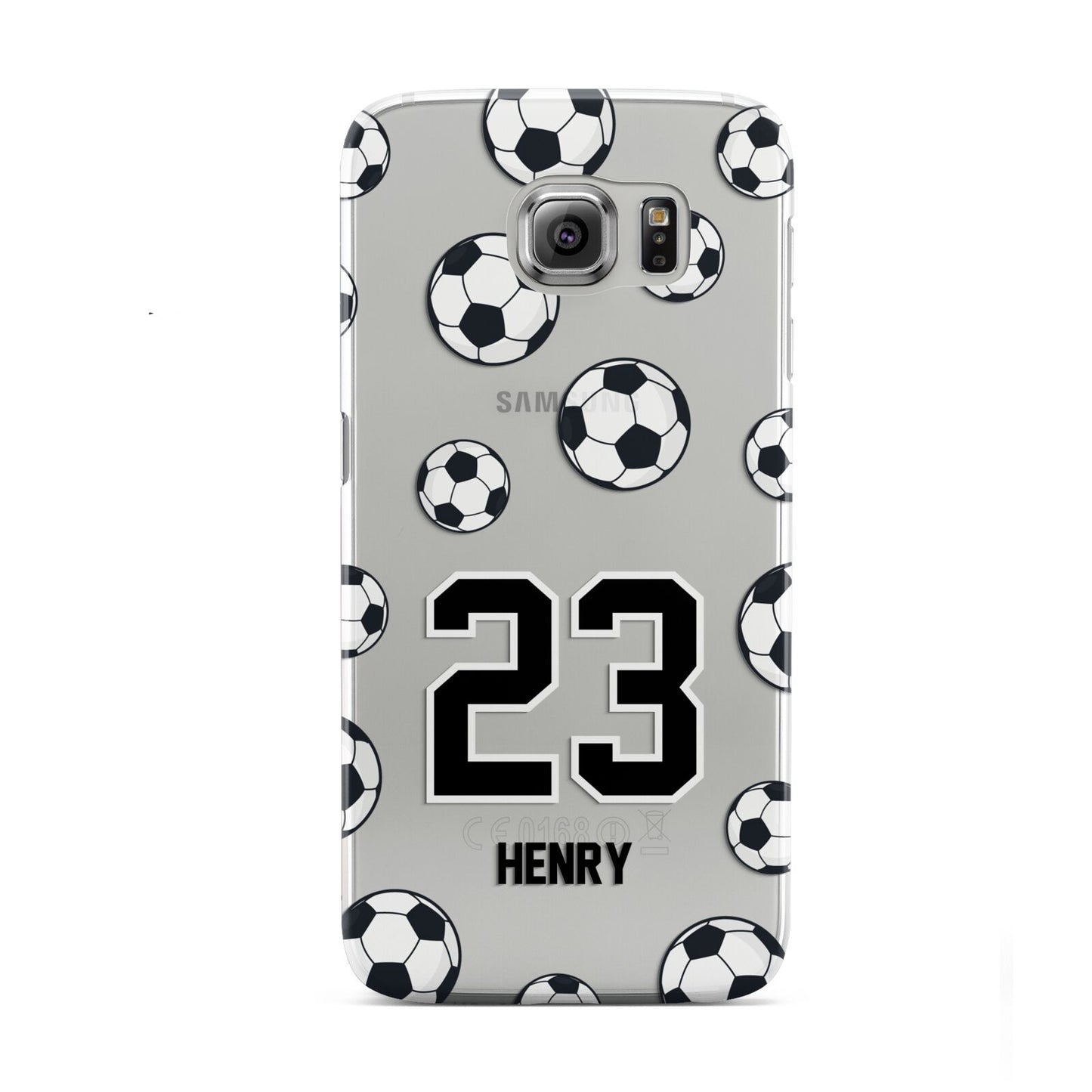 Personalised Football Samsung Galaxy S6 Case