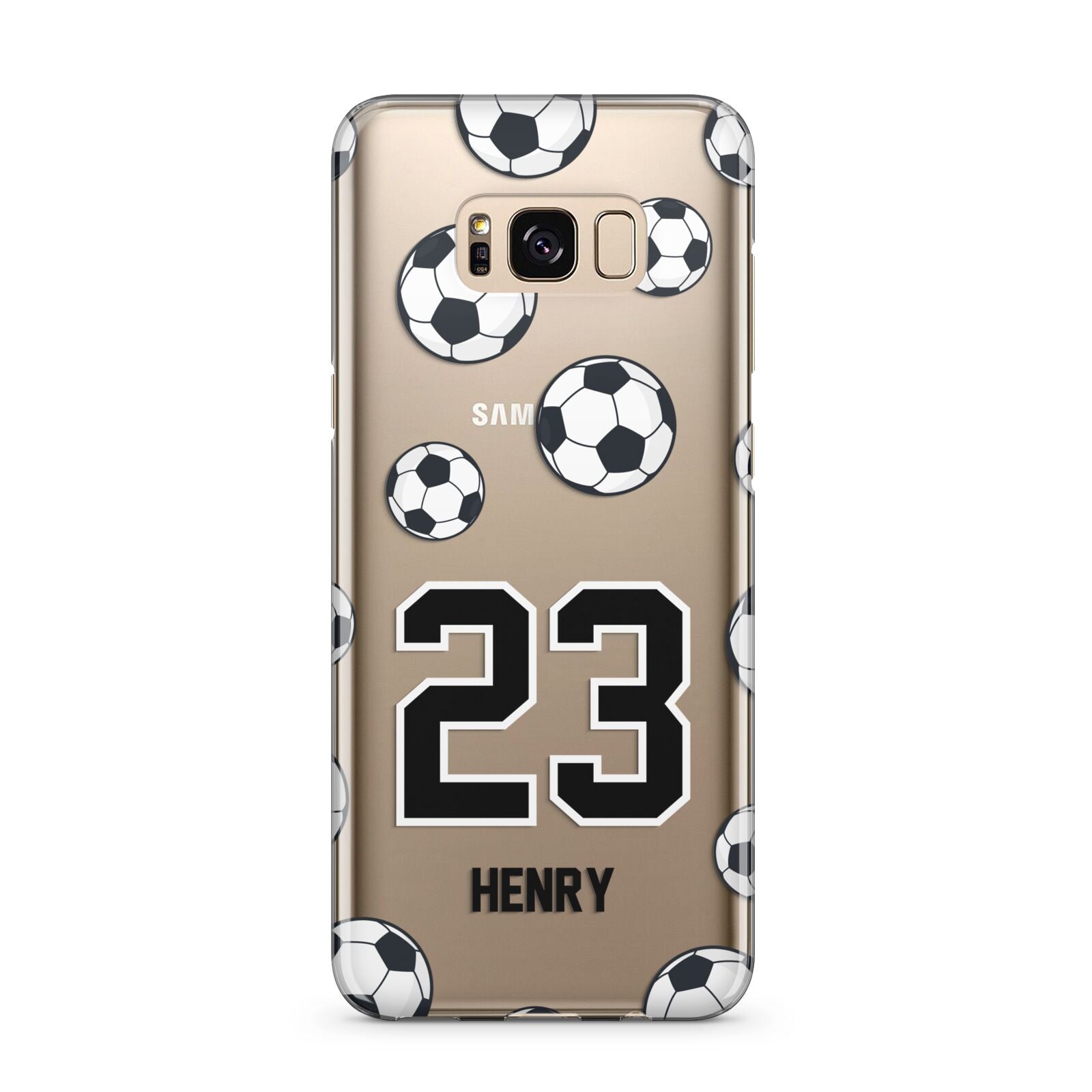 Personalised Football Samsung Galaxy S8 Plus Case