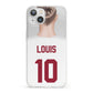 Personalised Football Shirt iPhone 13 Clear Bumper Case