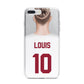 Personalised Football Shirt iPhone 7 Plus Bumper Case on Silver iPhone