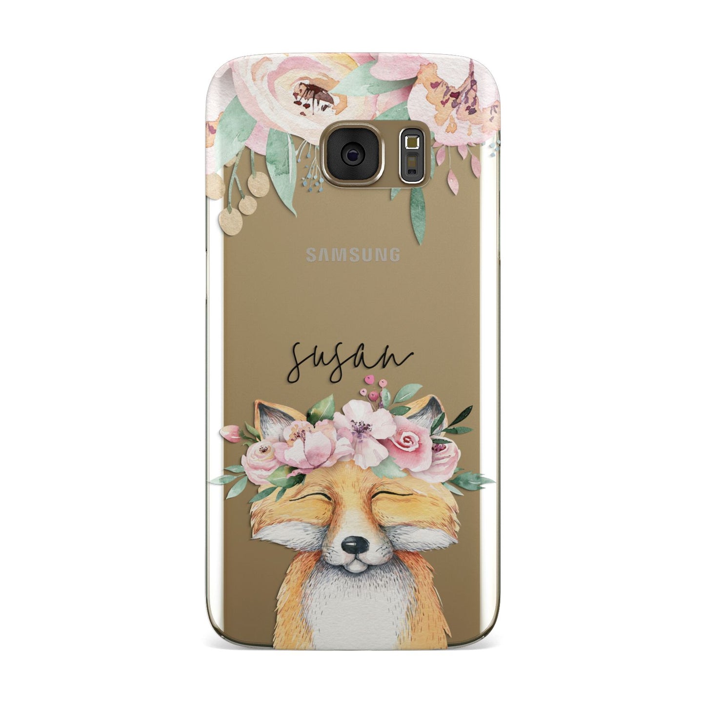 Personalised Fox Samsung Galaxy Case