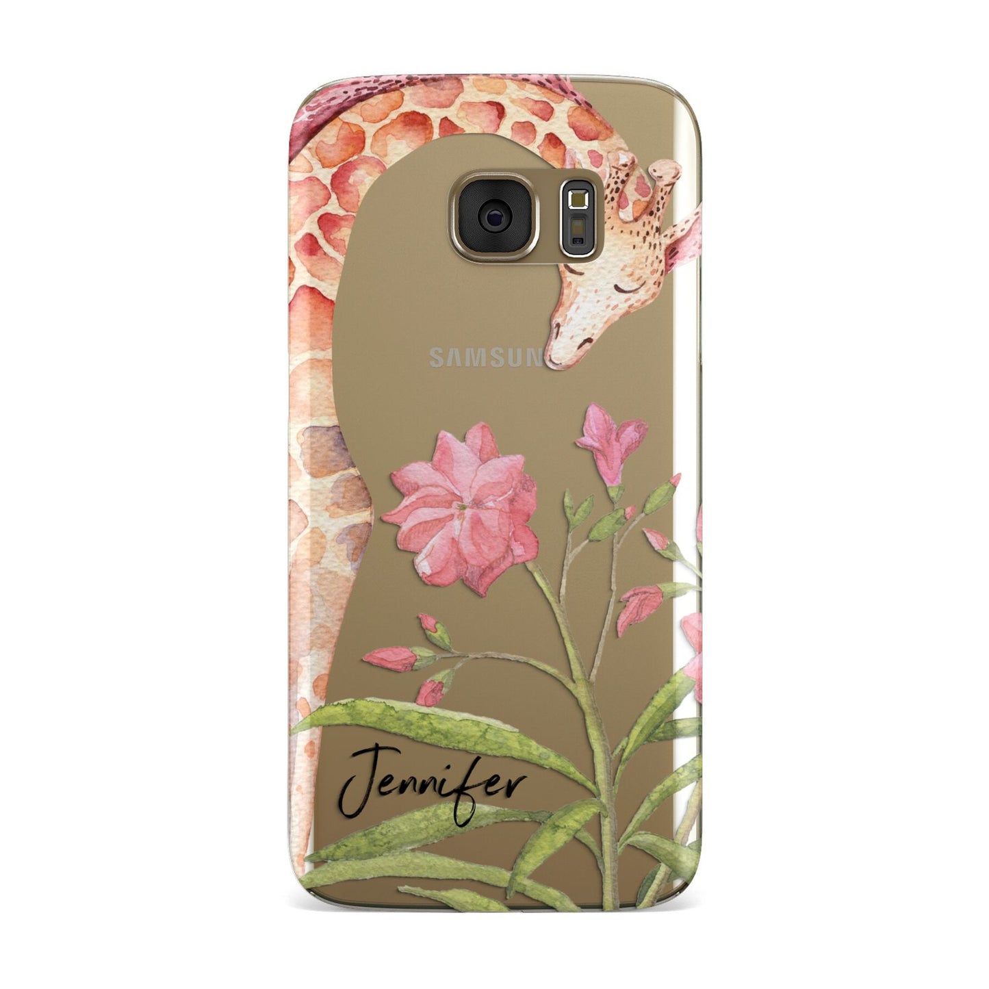 Personalised Giraffe Samsung Galaxy Case