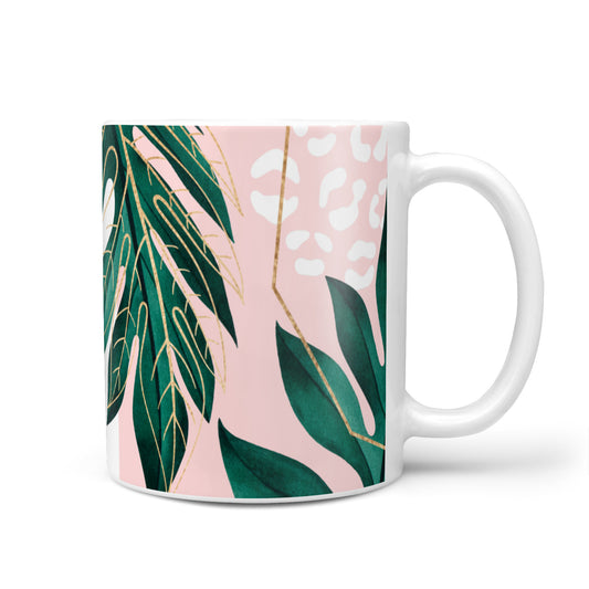 Personalised Golden Tropics 10oz Mug