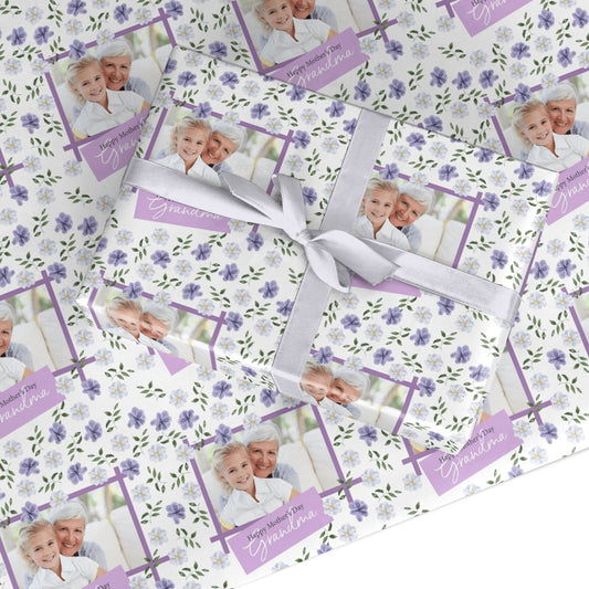 Personalised Grandma Mother s Day Custom Wrapping Paper