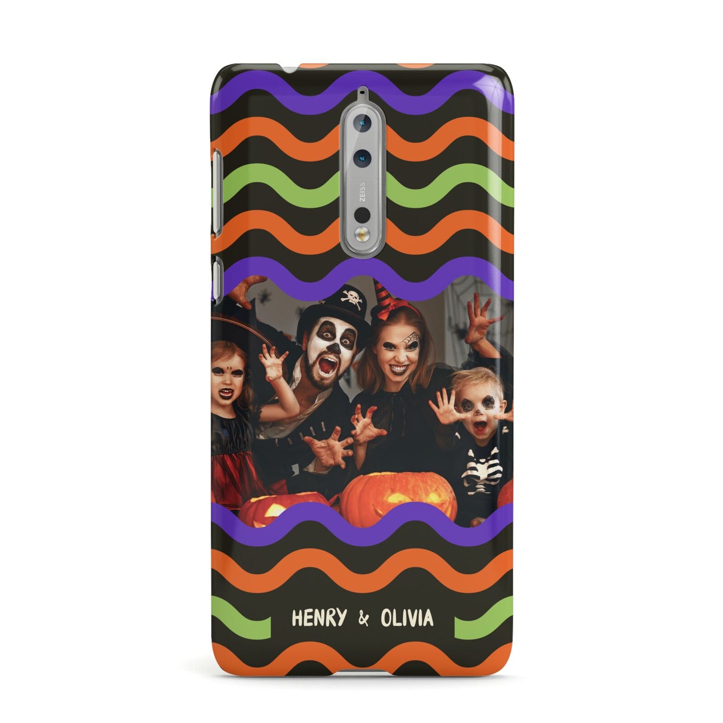 Personalised Halloween Colours Photo Nokia Case