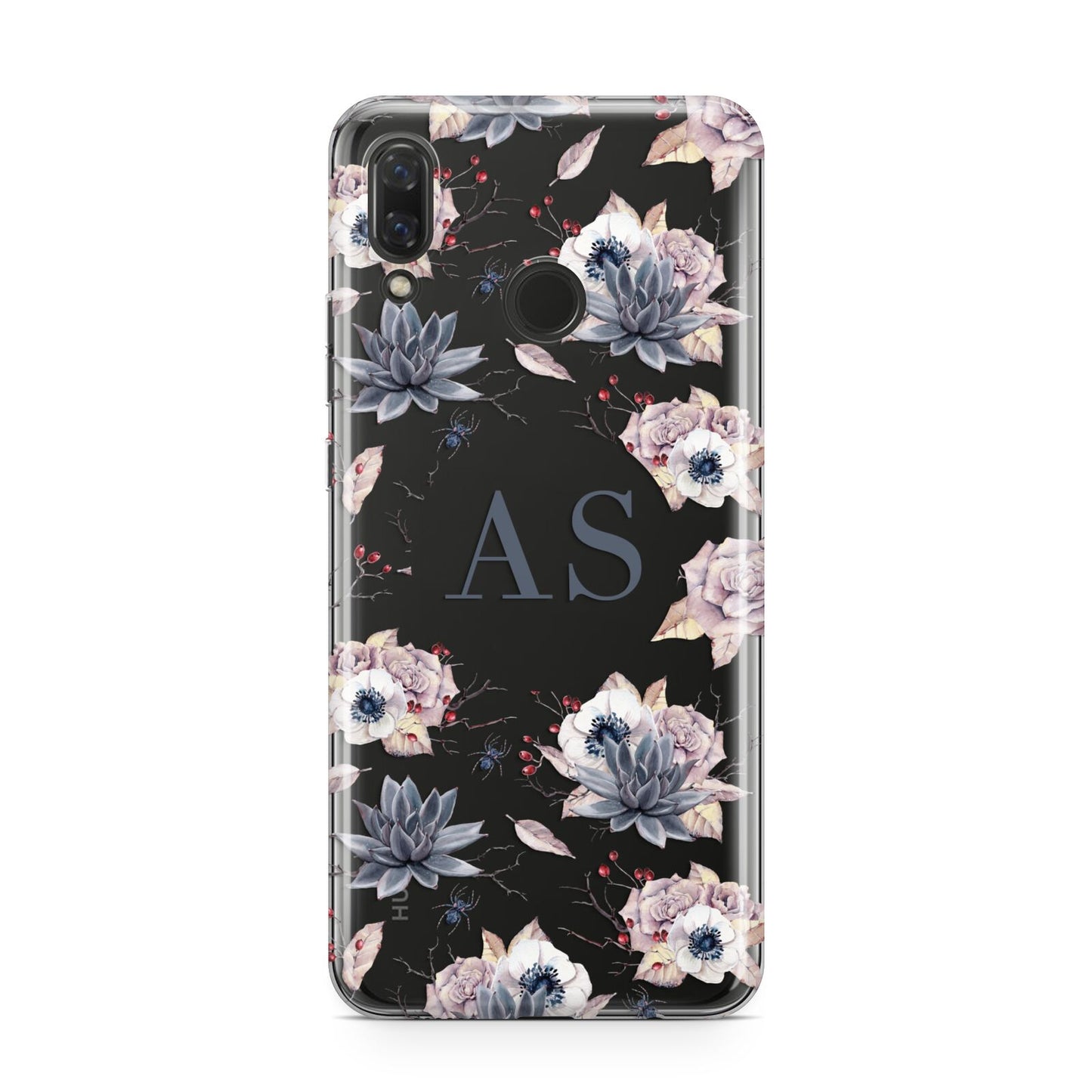 Personalised Halloween Floral Huawei Nova 3 Phone Case