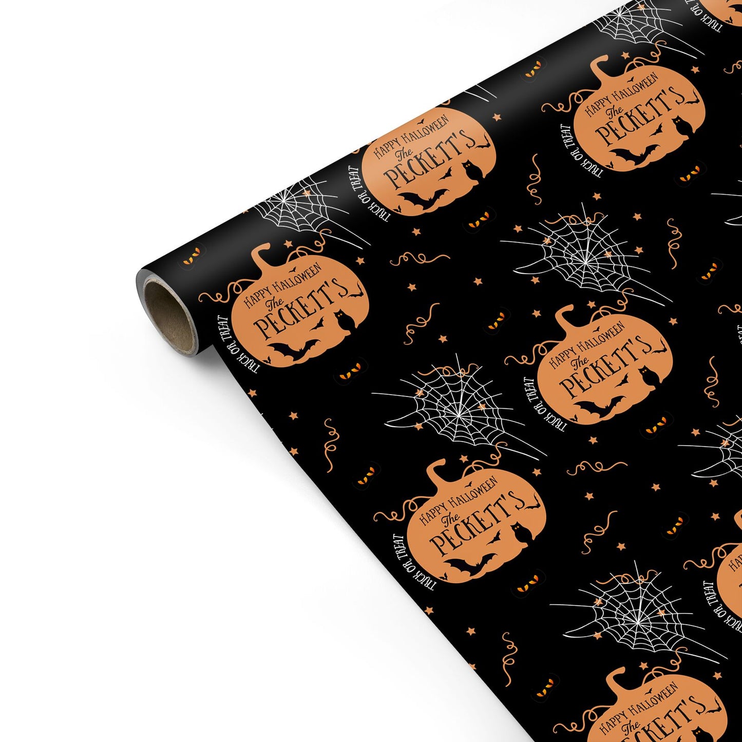 Personalised Halloween Party Personalised Gift Wrap