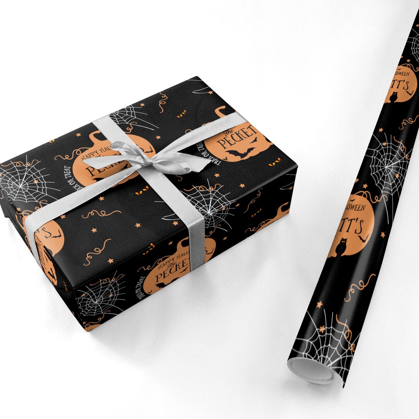 Personalised Halloween Party Personalised Wrapping Paper