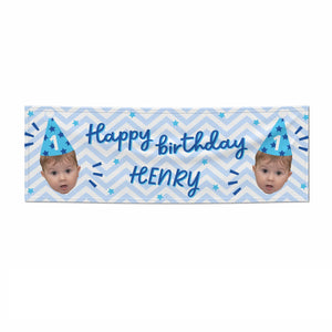 Personalised Happy Birthday Face Banner